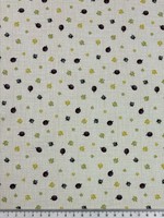 Berries & Bugs on Printed Cotton