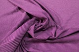  Purple & White Pinstriped Cotton Lycra Knit