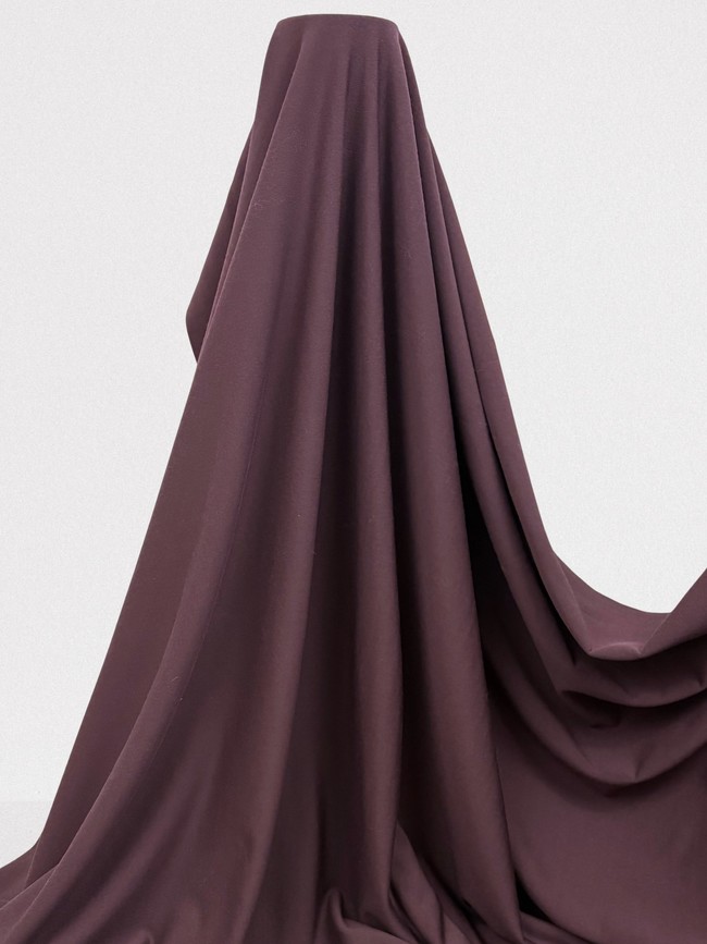 Burgundy Merino / Polyester Blen