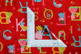 Pretty Letters Cotton - Red New Image