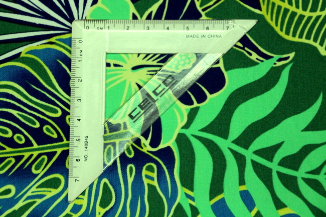 Greens & Blue Island Flora Printed Cotton