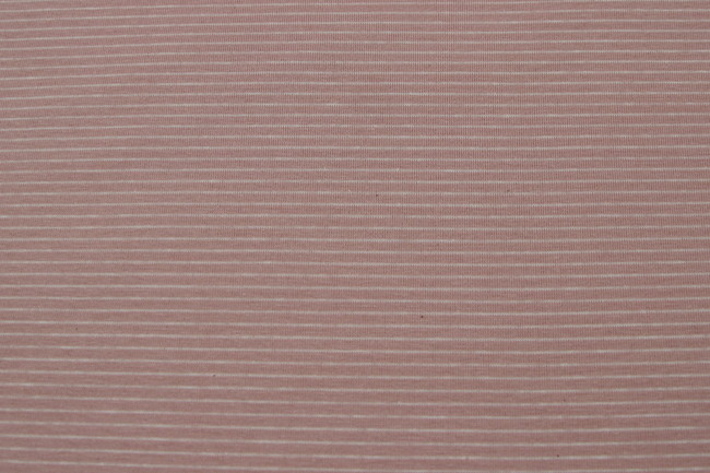 Blush Pink & White Pinstriped Cotton Lycra