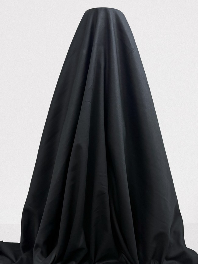 Black Cotton Twill Drill