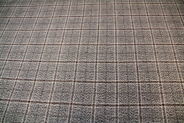Brown & Grey Tones Tweed Checks Wool Blend - 270 GSM