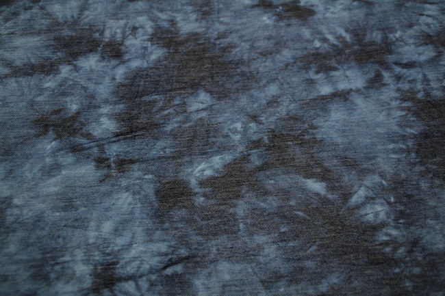 Blue Denim Acid-Wash Jegging Knit