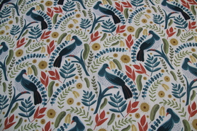 Kereru - Bird Stories Kiwiana Cotton