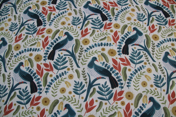 Kereru - Bird Stories Premium Cotton