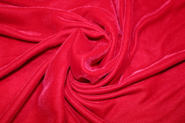 Silk Touch Rayon Velvet - Red