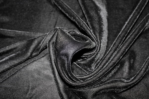 Silk Touch Rayon Velvet - Black