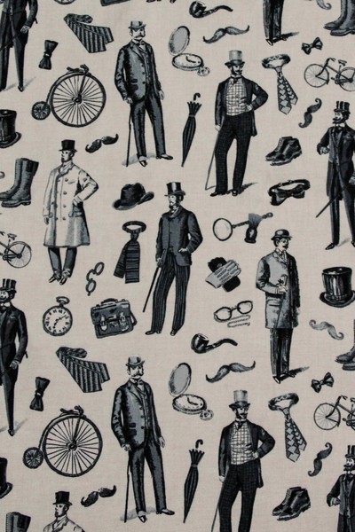 Men - Victorian Vintage Premium Printed Cotton