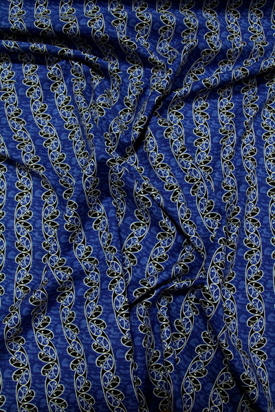 Blue Koru Design Kiwiana Cotton