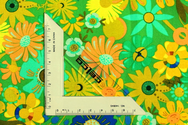 Green, Open Eyed Premium Printed Cotton