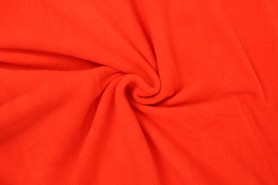 Bright Orange Plain Polar Fleece