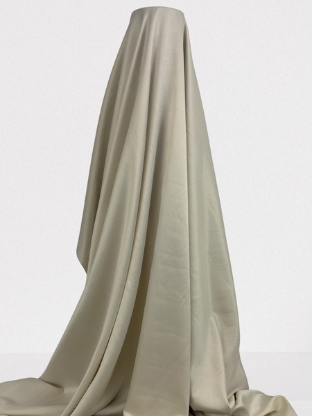 Super Soft Stretch Satin - Ivory