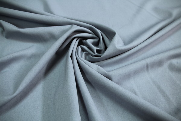 Smokey blue linen blend