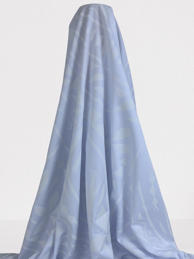 Graphic - White on White Sturdy Stretch Knit