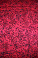 Cobweb Flocked Organza