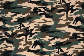Traditional Camo French Terry/Unbrushed Sweatshirting