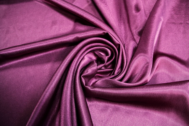 Boysenberry Satin Backed Crepe