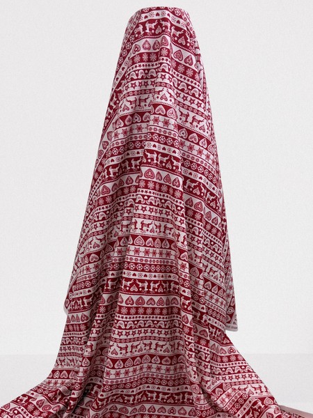 Christmas Red & White Cotton
