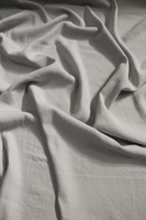 Misty Grey Wool/Viscose Stretch Woven