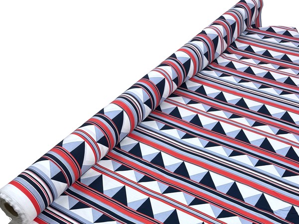 Nautical Stripes Linen Blend