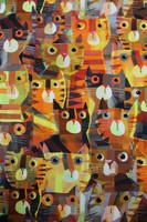 Tabby - Catsville Premium Cotton