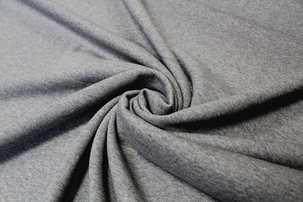New Top Quality Cotton Rich Brushed Sweatshirting - Grey Marle
