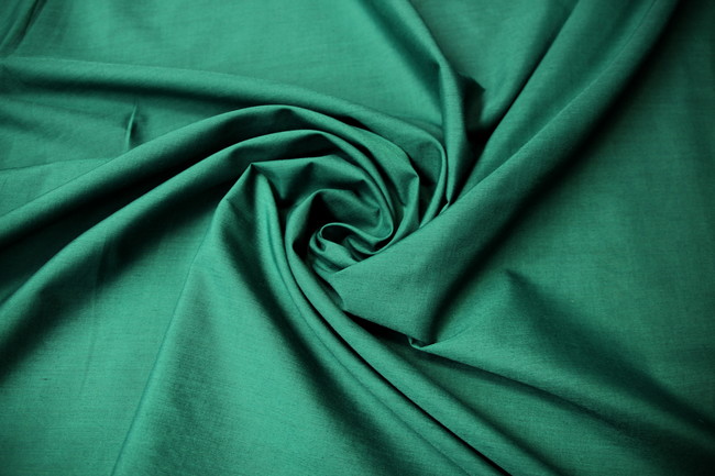 * REMNANT - Dark Green Plain Poplin