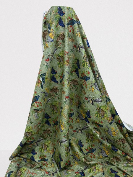 NZ Birds Kiwiana Cotton