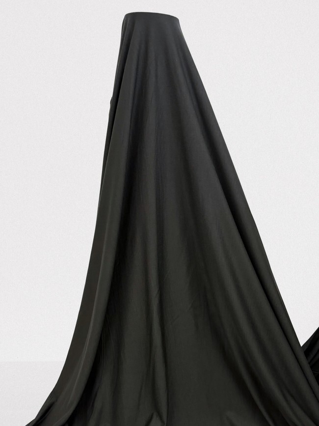 Charcoal Viscose / Spandex Knit