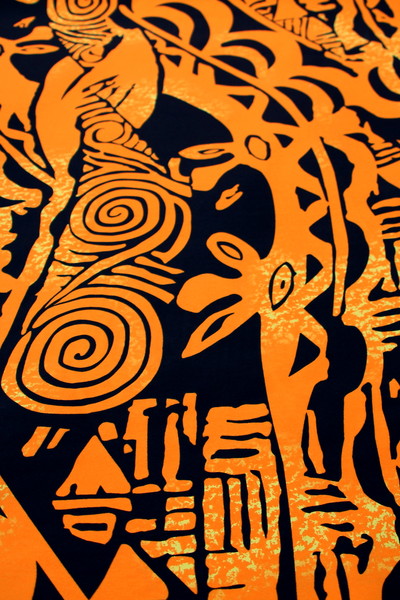 Oranges on Black Pasifika Bengaline