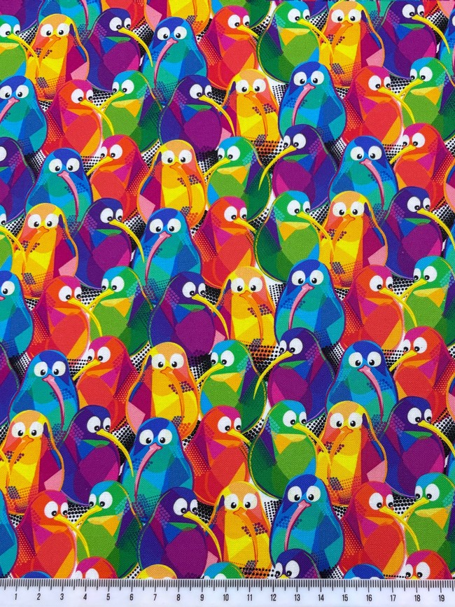 Kiwi Chaos Kiwiana Cotton