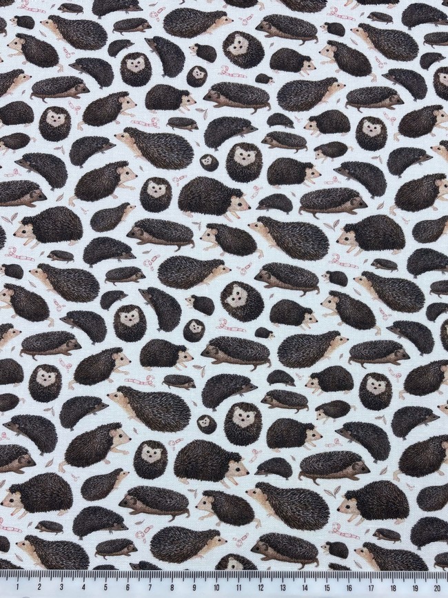 In the Forest - Hedgehogs Premium Cotton