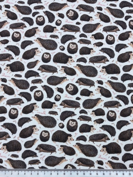 In the Forest - Hedgehogs Premium Cotton