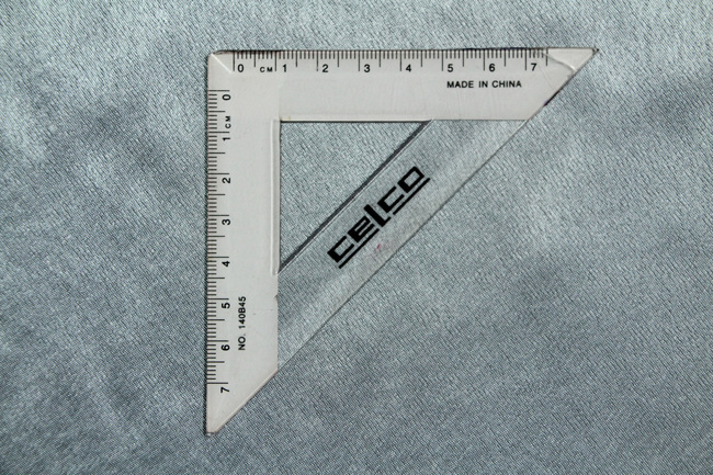 Cloud Grey Satin Backed Crepe