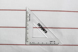 Dusky Pink Stripe on Ivory Cotton Lycra New Image