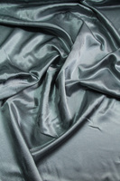 Cloud Grey Satin Backed Crepe