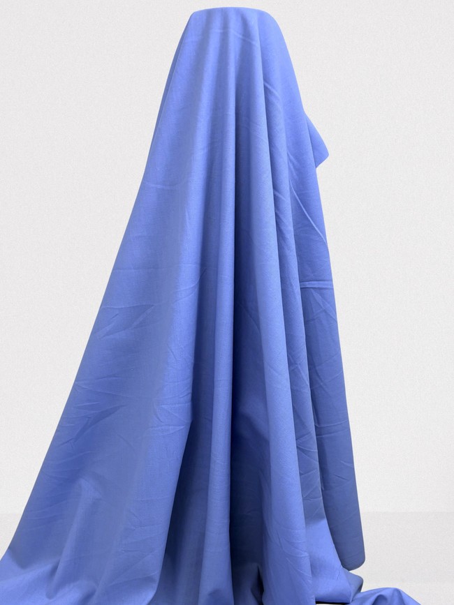 Powder Blue Linen Blend