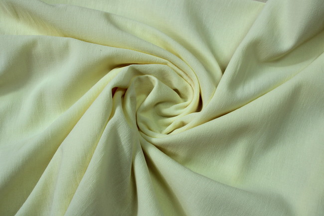 Lemon Lightweight Crepe-Finish Cotton New Image