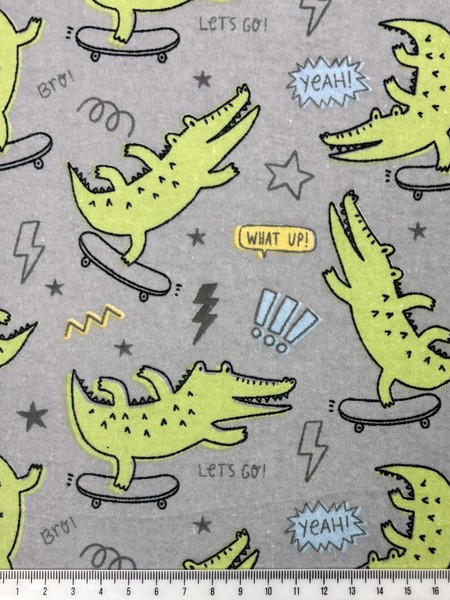 Crocs on Grey Wincyette