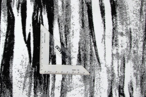 Abstract Striped Sail White Bull Denim