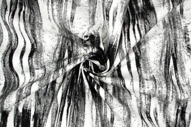 Abstract Striped Sail White Bull Denim