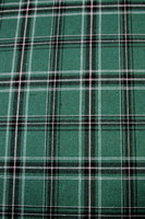 Classic Green Tartan Wool Shirting