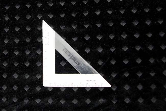 Dramatic Black 3D Pyramid Embossed Knit