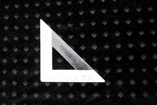 Dramatic Black 3D Pyramid Embossed Knit