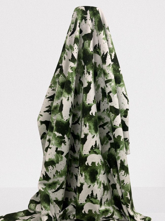 Green Tones Arctic Animals Wincyette