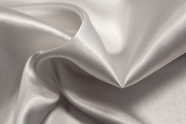 Beautiful New Stock Stretch Satin - Ivory