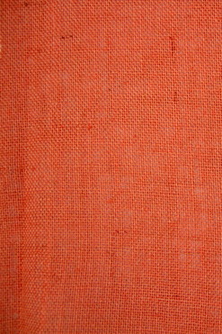 Orange Coloured Plain Hessian