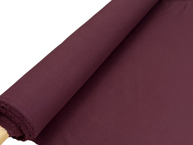 Burgundy Flat Ribbing